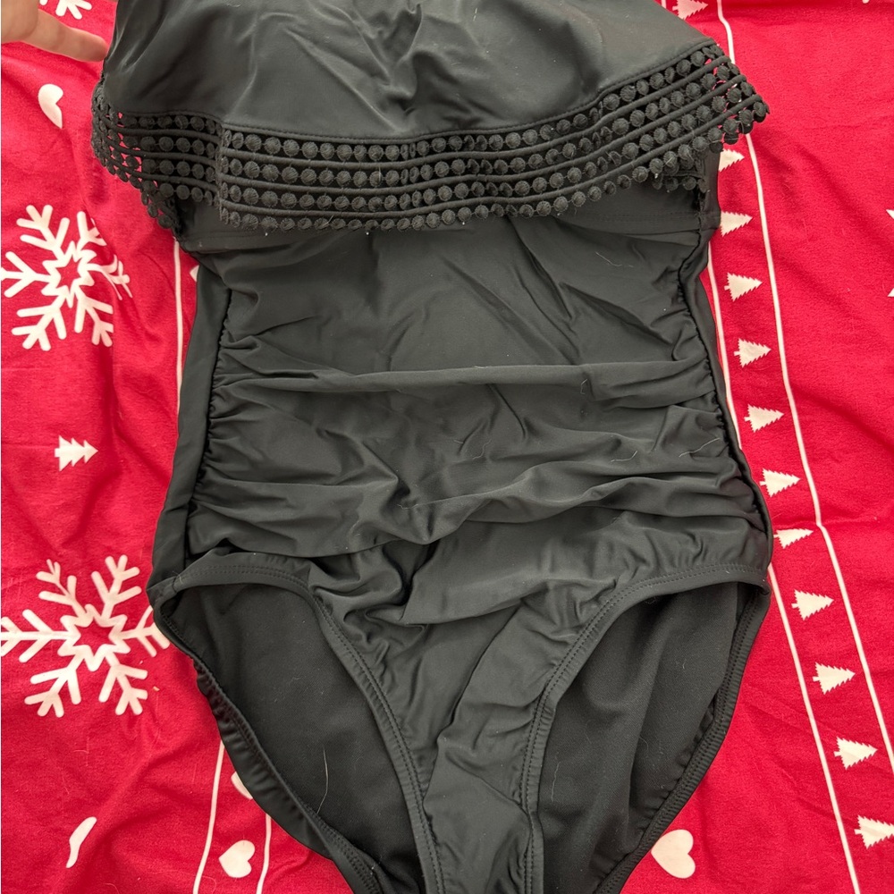 Kona Sol Elegant Black Swimsuit